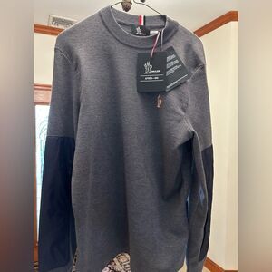 Men's Moncler Grenoble apres-ski crew knit sweater size medium NWT
